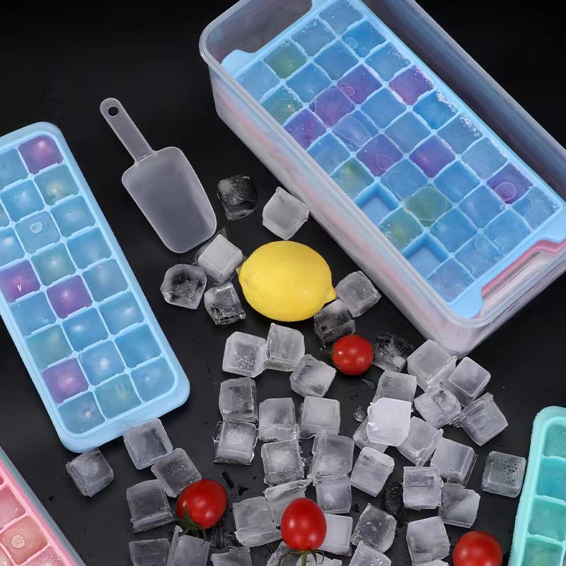 Molde de cubitos de hielo para rejilla de hielo, enfriamiento de verano, caja de hielo de venta caliente, caja de almacenamiento de hielo, molde de hockey para el hogar, grande