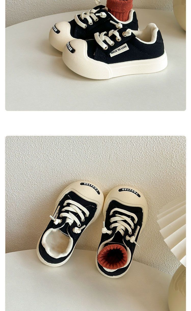 Tongku Rabbit Children's Ugly and Cute Canvas Shoes Spring and Autumn Boys' and Girls' Velcro Board Shoes Korean Version_voghion.com