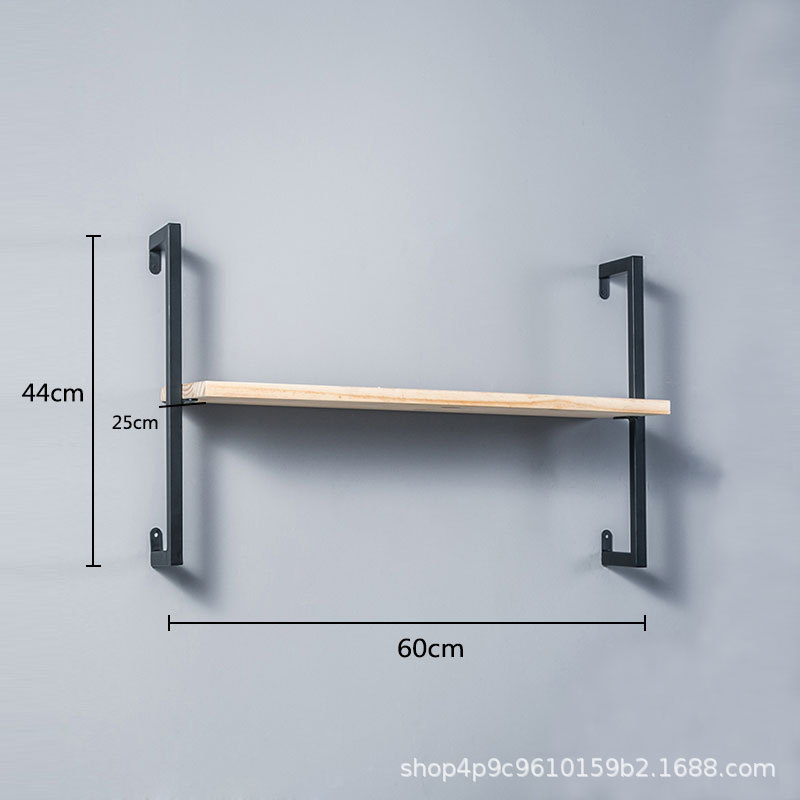 Estante de pared de lujo ligero nórdico, estante de exhibición multicapa colgado en la pared, sala de estar de almacenamiento simple