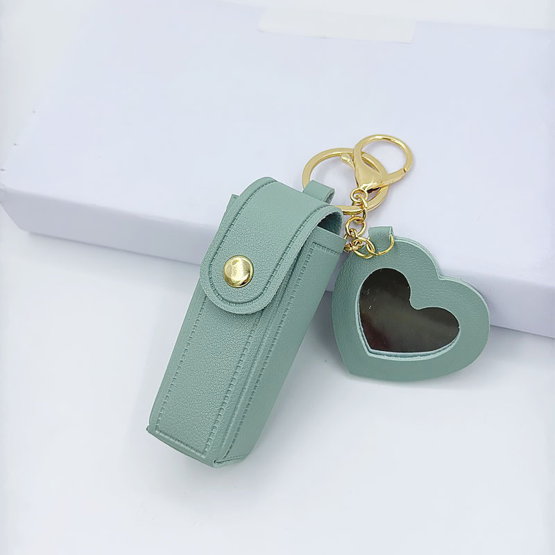Bolsa de lápiz labial portátil llavero bolso de maquillaje portátil bolso de regalo bolso de cambio bolso de almacenamiento mini lápiz labial colgante