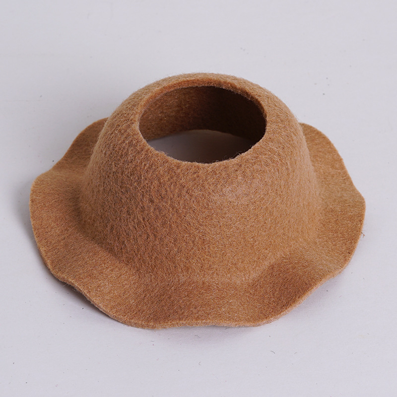 Labu nuevo sombrero de feltero abierto sombrero de cúpula sombrero accesorios de moda sombrero mini sombrero muñeca