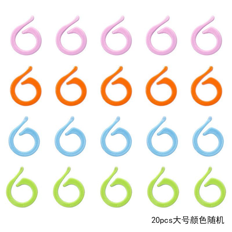 Color opening counting ring sweater woven tool counting marks buckle notes number ring comma ring