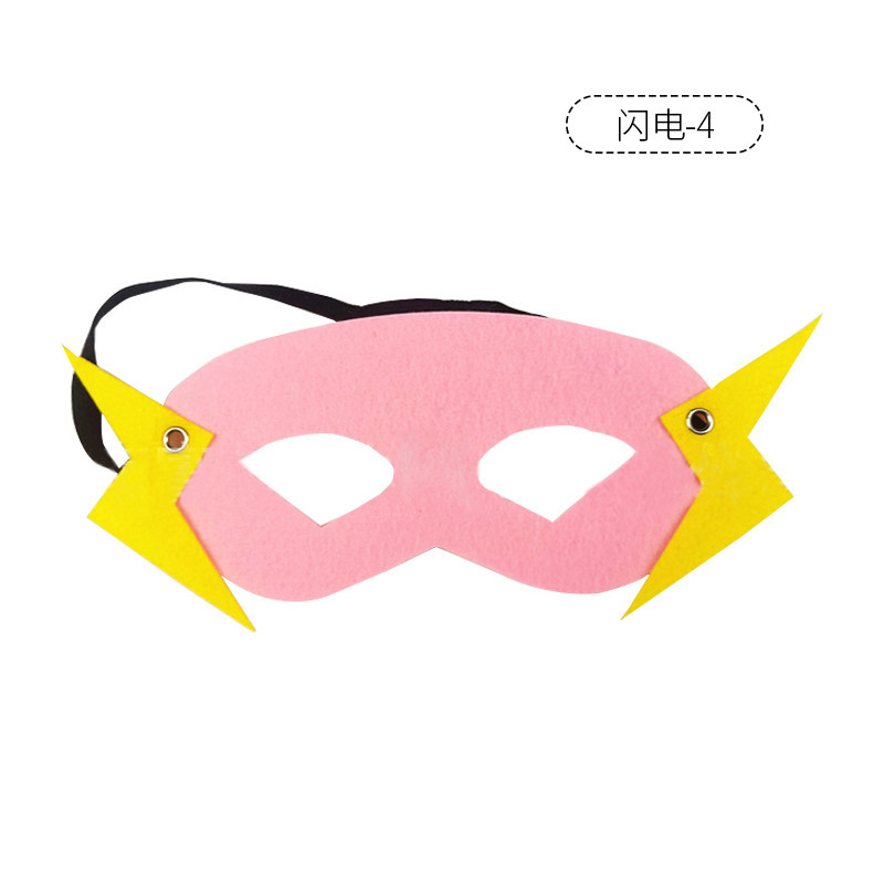 Creativa máscara de fieltro de Halloween máscara de ojos máscara de mascarada de Navidad niños máscara de anime de dibujos animados al por mayor