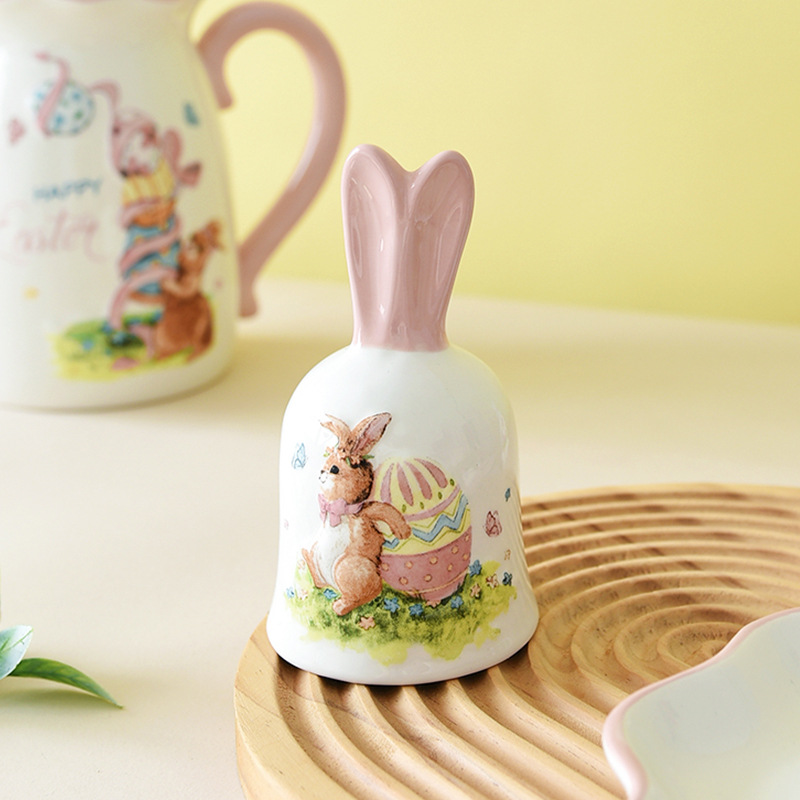 Pascua Nórdica comida guillones encantadores creativos dibujos animados de alto valor decorativo de mesa guillones de cerámica guillones