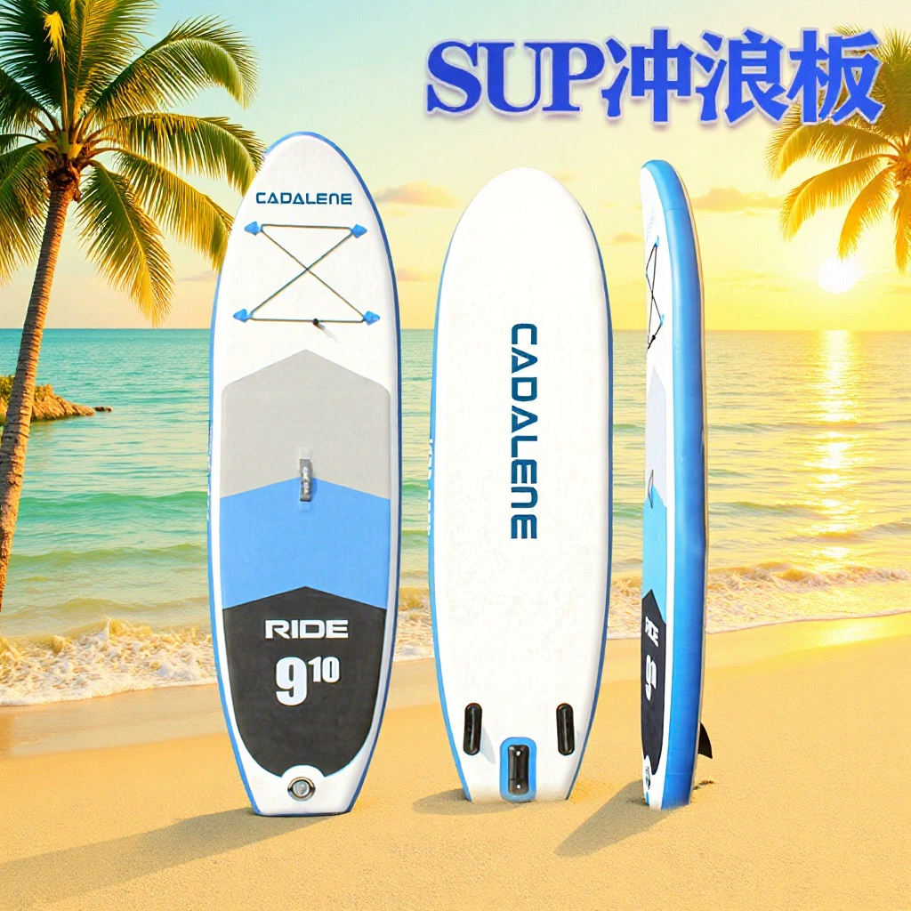 Надувная SUP-доска (CADALENE), 300–350 см, грузоподъёмность 120 кг, комплект