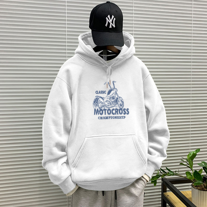 Blanco con capuz normal - 8238