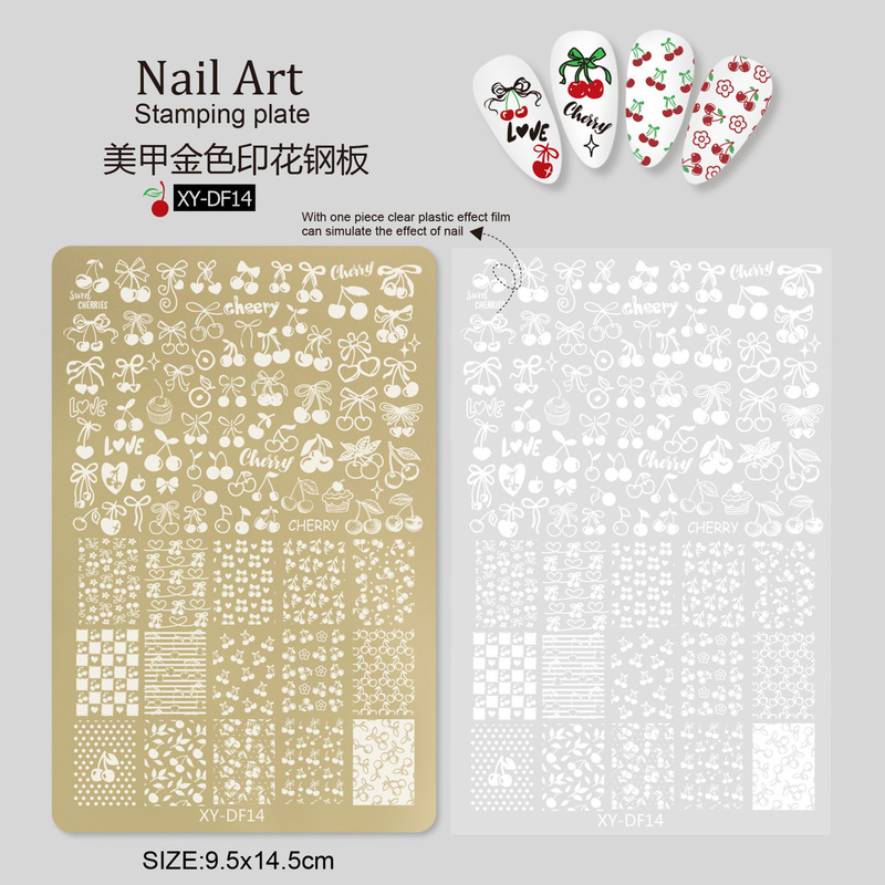 新款印花钢板模板金色花瓣蕾丝蝴蝶花纹国风竹林转印工具印花批发|undefined
