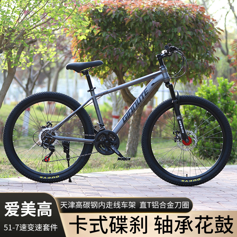 Transmisión transfronteriza de bicicletas de 26 pulgadas Bicicleta de montaña Bicicleta para adultos de 21 velocidades Bicicleta de velocidad variable Bicicleta