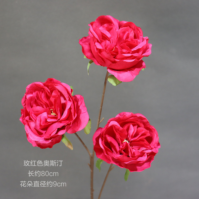 Boda Rosa rojo arreglo de flores artificiales abrazo cubo material flor cama cabeza flor fila flor boda flor de seda falsa ventana