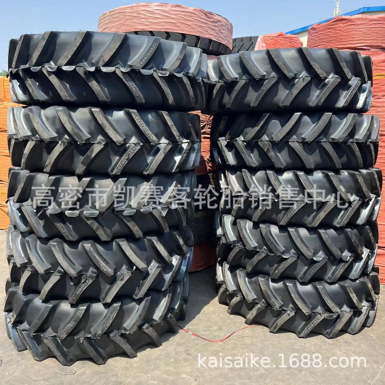 大马力农业子午线轮胎 710/65R42 38 人字真空拖拉机轮胎厂家批发