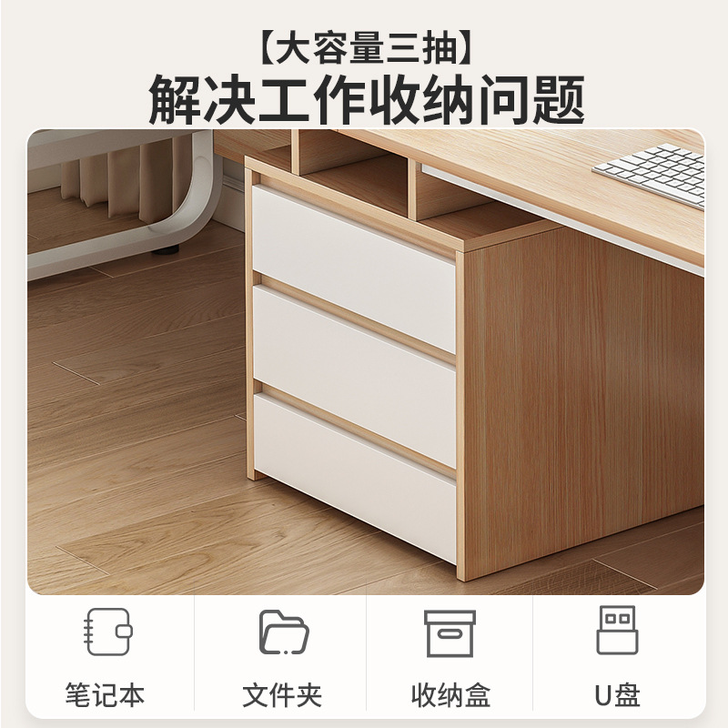 Mesa de escritorio simple y moderna mesa de computadora mesa de escritorio mesa de oficina de cuatro personas mesa de trabajo de personal mesa de personal