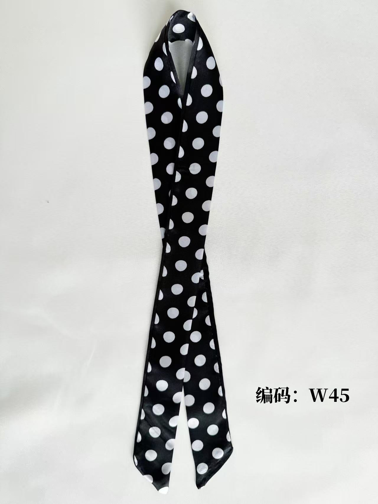 Cintas flotantes, bufandas de seda con patrón de leopardo, caja de regalo larga, paquetes de ataduras, regalos de mano al por mayor, arcos, correa de pelo fresca y dulce
