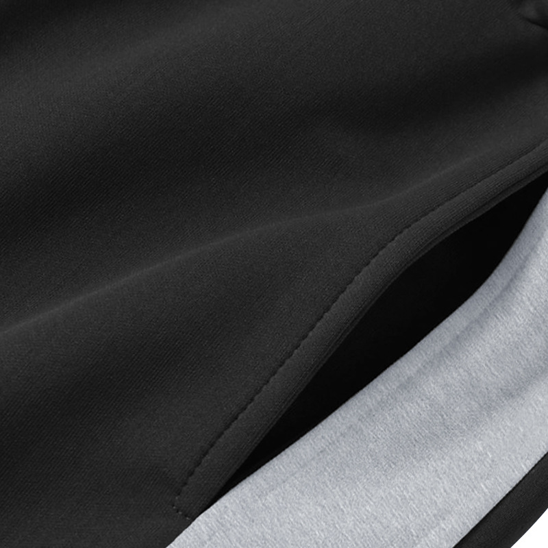 Men's clothing heavyweight casual sports men's autumn loose patchwork oversize straight wide leg large size trousers_voghion.com