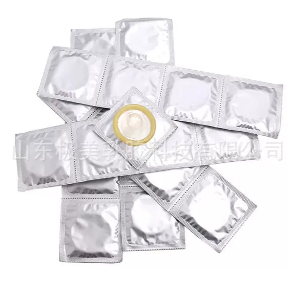 中性空白膜单片装避孕套广告宣传用散装避孕套定制加工避孕套