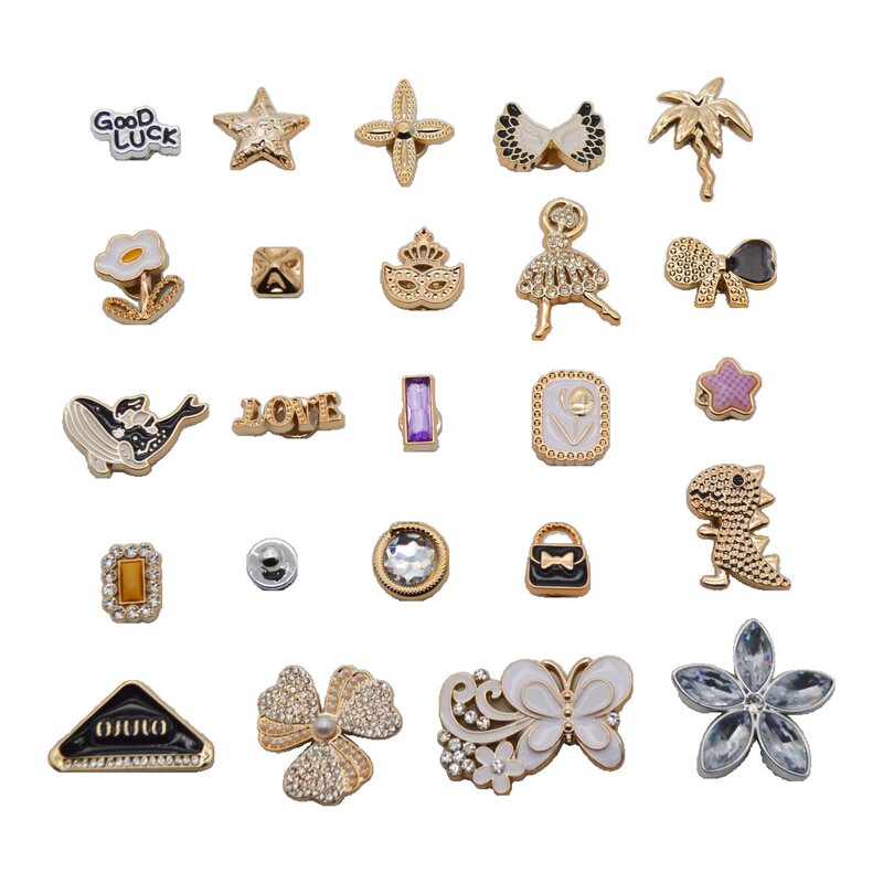 Cross-Border DIY Clog Shoe Charms Direct from the Manufacturer, Featuring Rhinestone Butterflies, Rhinestone Pearls, Large Flowers, and Various Styles of Decorative Charms Cross-Border DIY Clog Shoe Charms Direct from the Manufacturer, Featuring Rhinestone Butterflies, Rhinestone Pearls, Large Flowers, and Various Styles of Decorative Charms