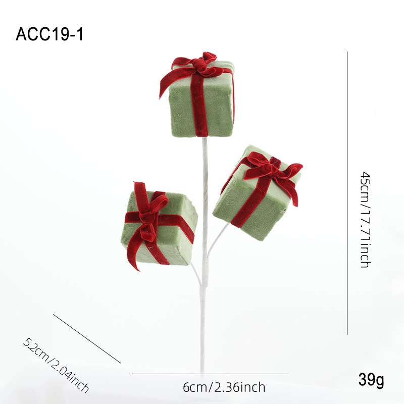 Nuevas cajas de regalo de espuma, adornos de Navidad, adornos de árbol de Navidad, cajas de regalo, arreglos de flores, props de diseño de vacaciones