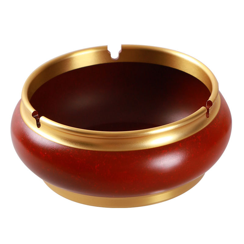 황동 연기 재떨이 창조적 인 성격 유행 가구 거실 선물 제공 대형 중국 스타일 사무용품