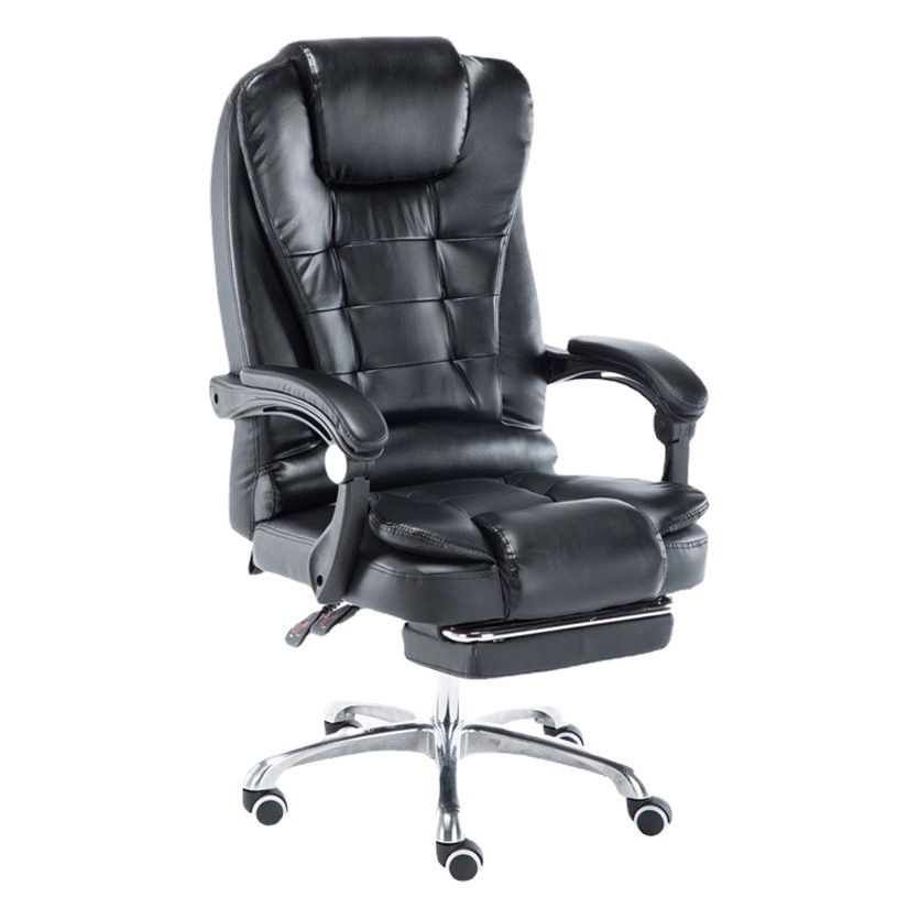 Silla de la computadora hogar masaje reposapiés elevación silla giratoria silla ejecutiva Silla de conferencia jefe silla de oficina