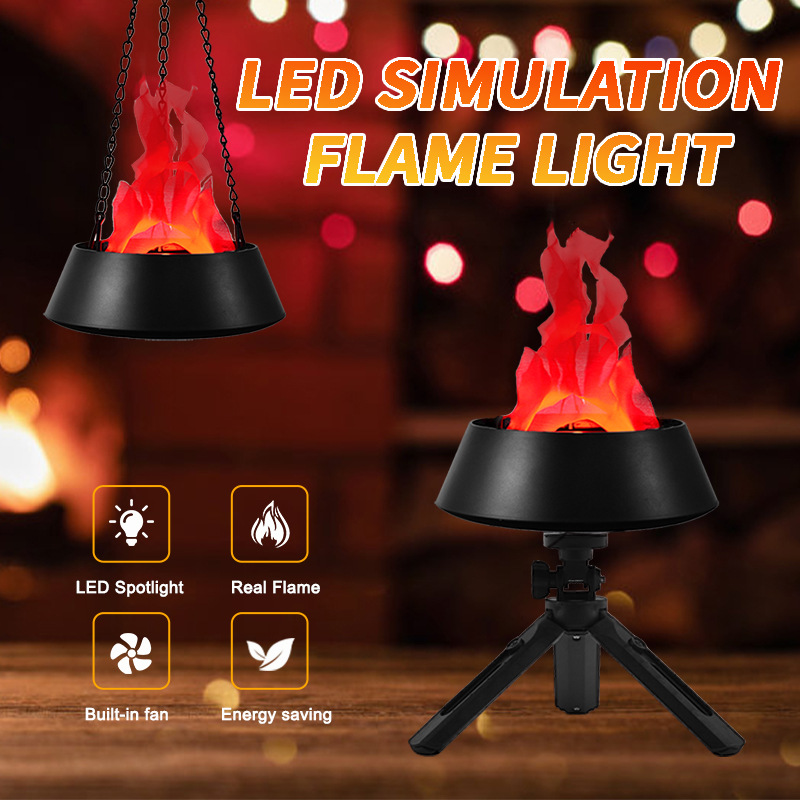 New cross-border LED lamp simulation model simulated flame lamp…