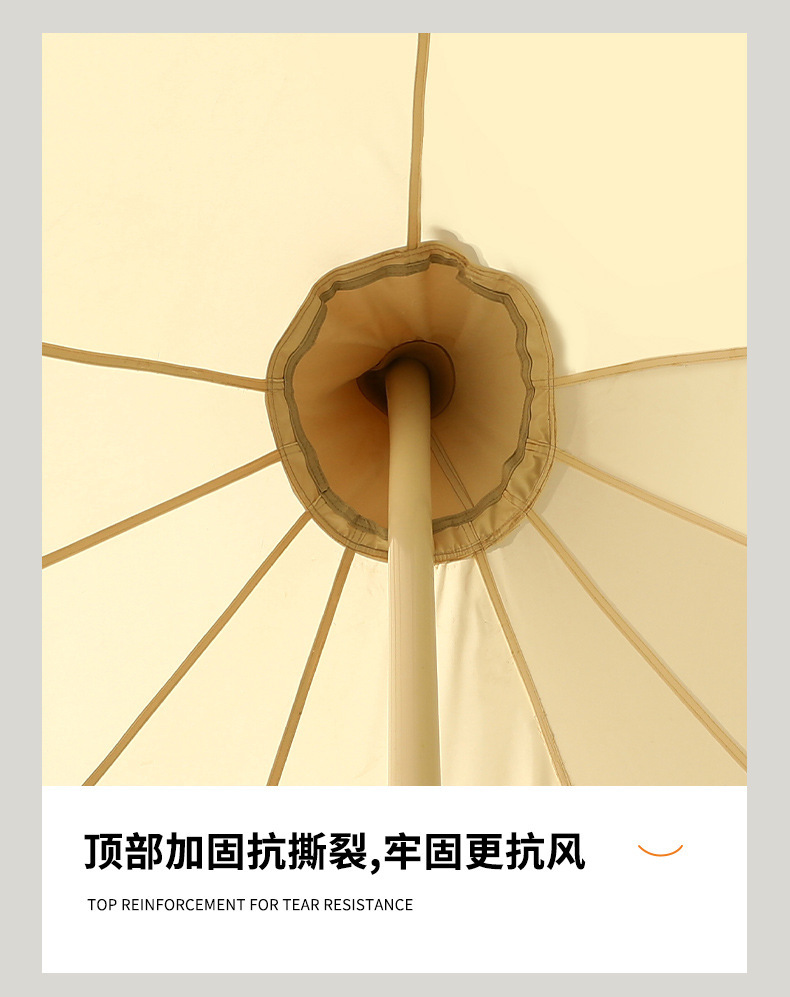 in stock wholesale Genting three peaks canopy butterfly tent outdoor twin peaks oversized canopy camp rainproof sunscreen