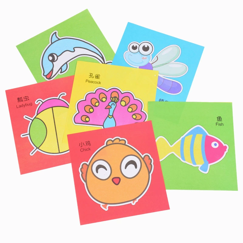 Cartoon origami for kindergarten, handmade, increased thickness