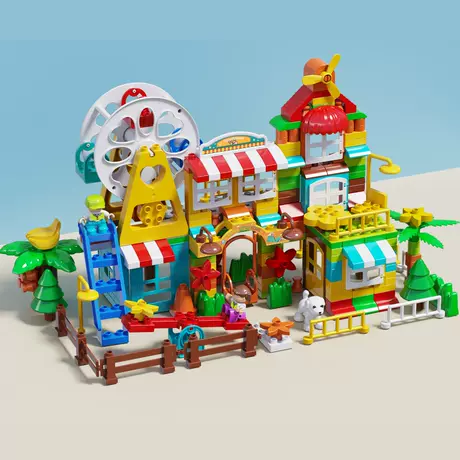 308 large particle scene ferris wheel