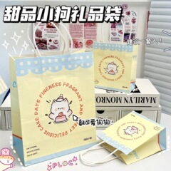 甜品小狗手提袋高颜值卡通ins学生精致大容量礼品袋