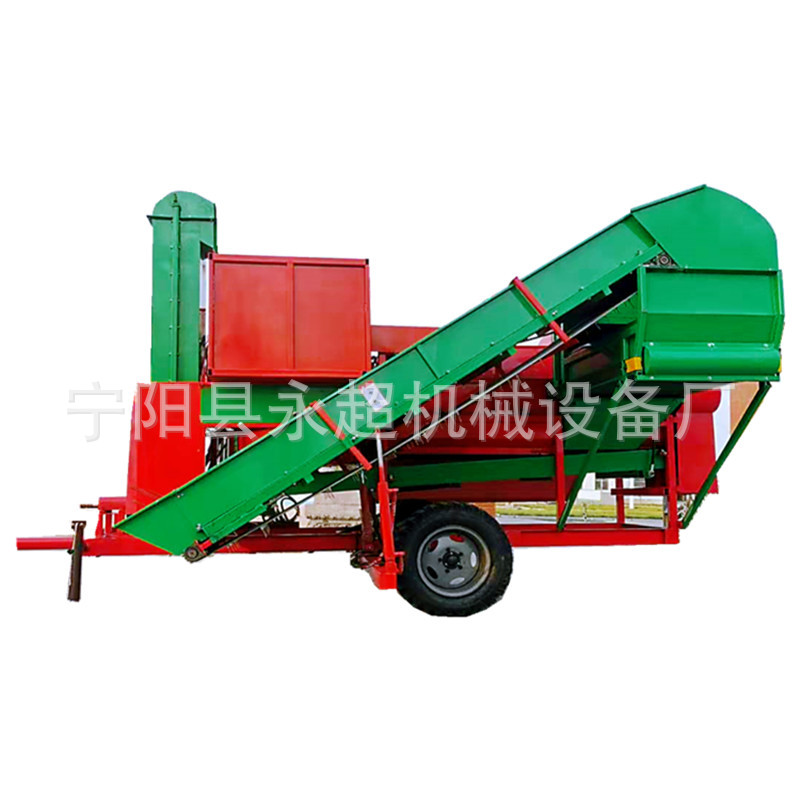 河南适用自动捡拾花生摘果机大拖拉机牵引花生摘果机鲜花生摘果机