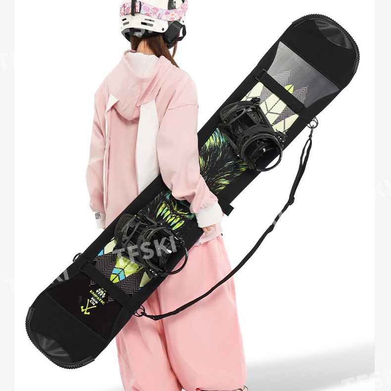 Ski board bag, snowboard bag, can be carried as a backpack or shoulder bag, hand-carried, suitable for snowboards, carving boards, and all-purpose boards