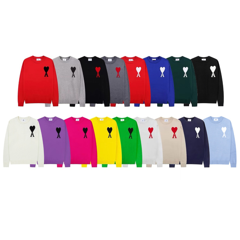 Autumn and Winter New High-Neck Heart Knitwear for Men and Women Stripesd Youth Peach Heart Amiclams Casual Pullover Knitwear Autumn and Winter New High-Neck Heart Knitwear for Men and Women Stripesd Youth Peach Heart Amiclams Casual Pullover Knitwear