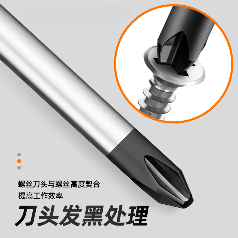 Destornillador cruzado Green Forest destornillador de destornillador de una sola palabra destornillador conjunto de herramientas de hardware para el hogar flor de ciruelo grado industrial