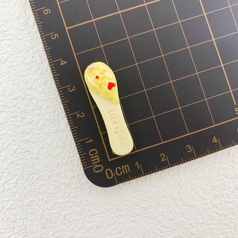 模擬食品おもちゃアイスクリームスティック樹脂アクセサリー diy クリーム接着剤携帯電話ケースヘアピンヘッドロープ下駄水カップ材料|undefined