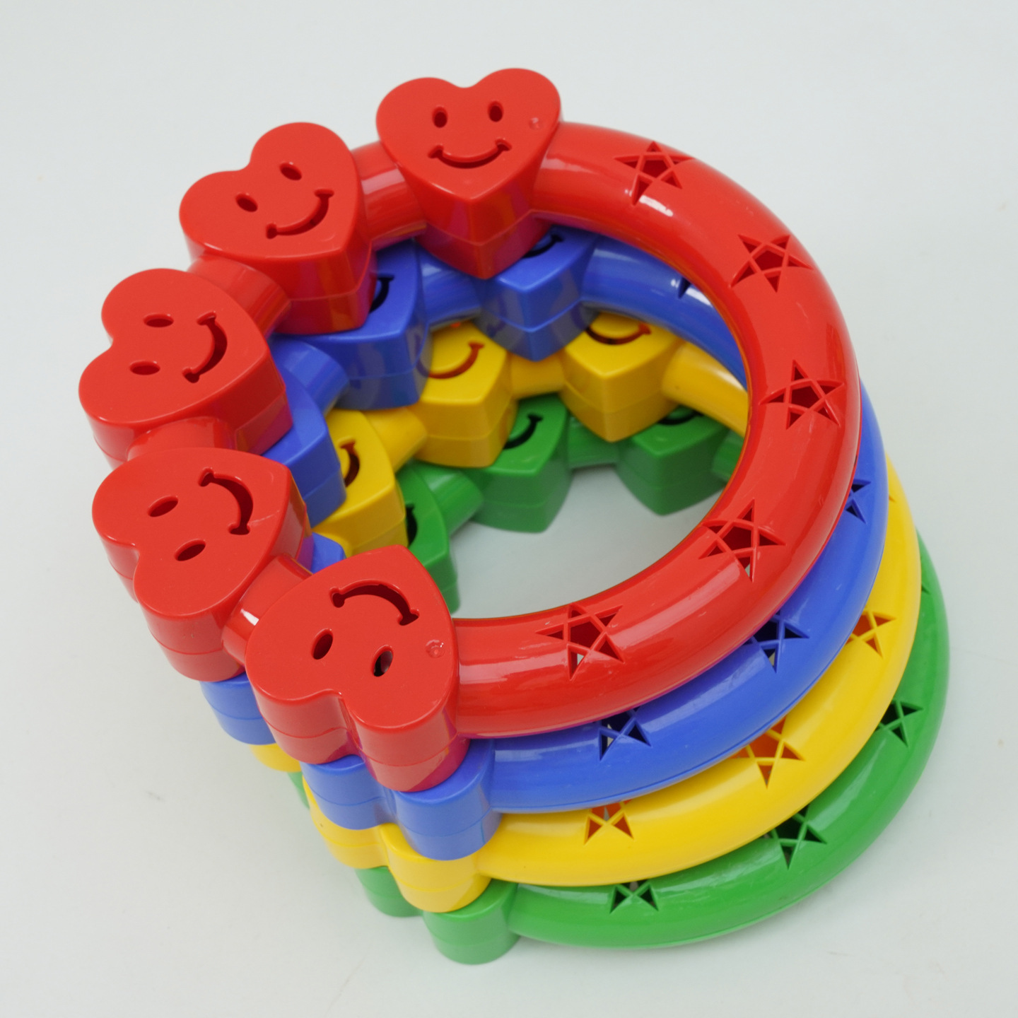 Juguetes infantiles amor pulsera acústica anillo de ejercicios físicos jardín de infantes equipos de ejercicios matutinos círculo de gimnasia danza campana de mano