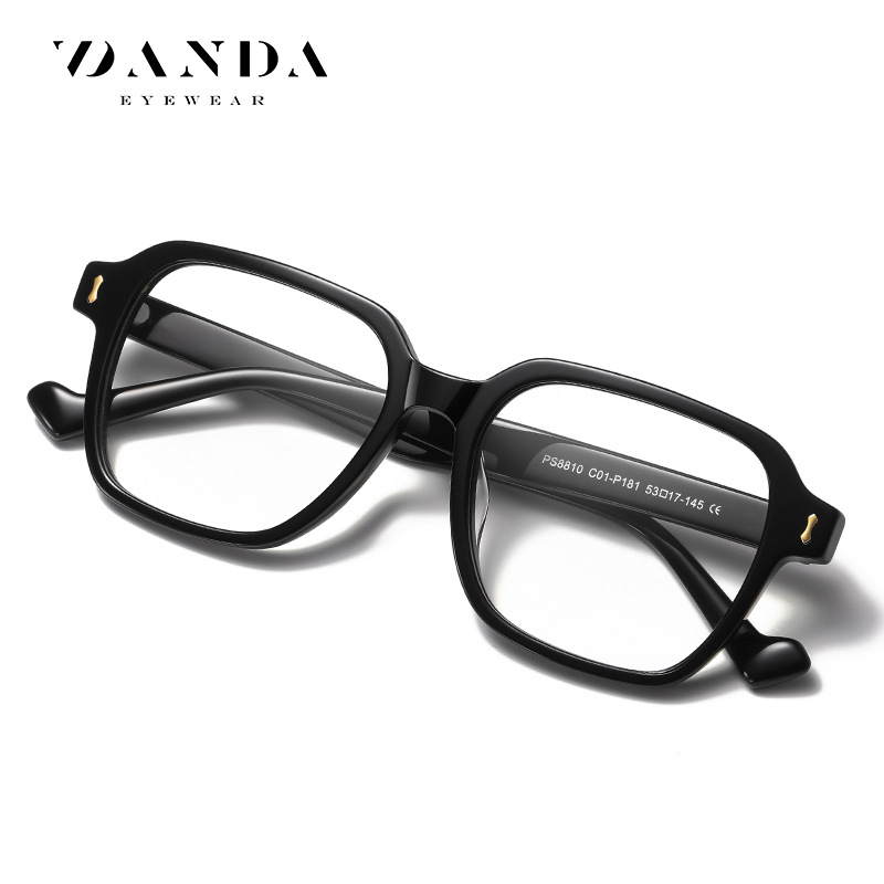 Nueva Placa de miopía gafas Marco de moda de las mujeres gafas lisas hombres PS8810 Internet celebridad marco grande llano anti-azul gafas de luz