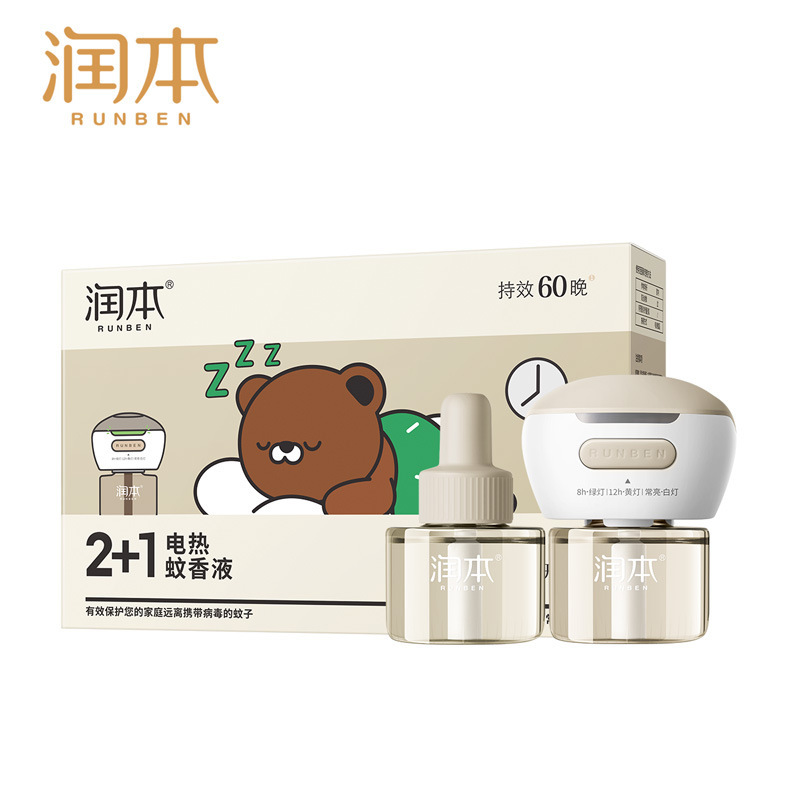 潤本蚊取り液無香型家庭用電熱蚊取り液蚊取り液防蚊液45mlホテル卸売り|undefined