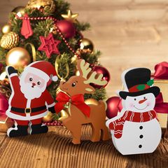 クロスボーダーの人気クリスマス木製ペンギンの装飾品冬のかわいい風ペンギンの装飾木製ペンギン