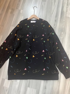 Original Single Terry sweater in stock S chest circumference 114 length 66L chest circumference 128 length 73
