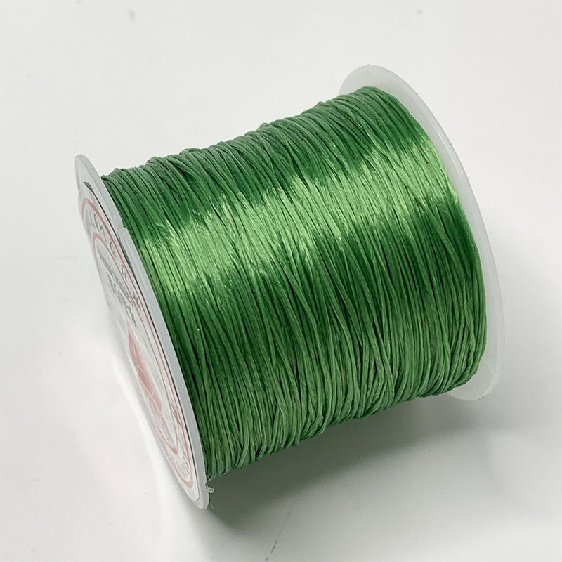 Cordón de pulsera de alta calidad de alambre plano elástico, cordón de cuentas resistente al desgaste, cordón de juego de alta elasticidad, cordón especial para pulsera