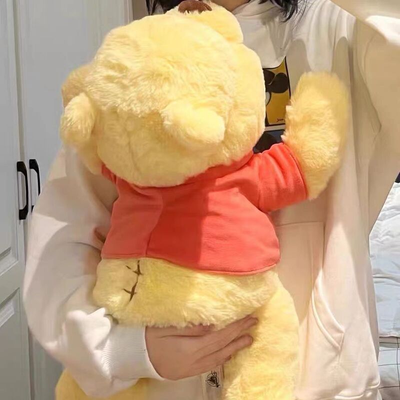 Pooh poop bear doll lying Bear pillow rag doll plush toy sleeping doll birthday gift for girls
