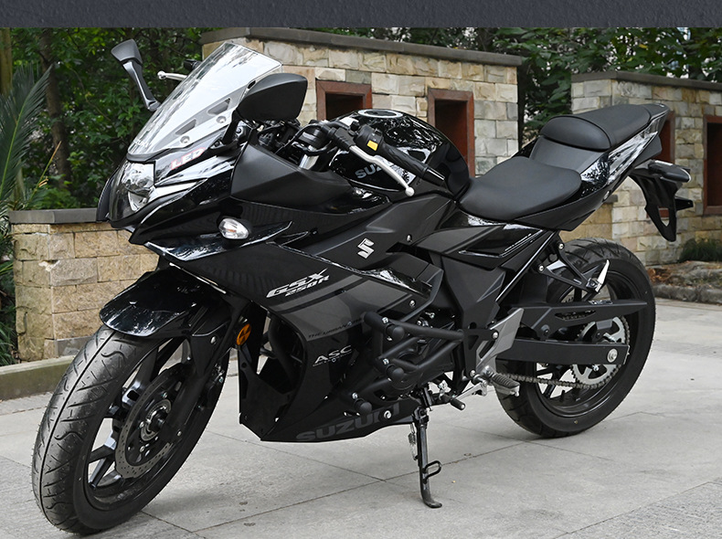 Suitable for Haojue Suzuki Gsx250R Motorcycle Crash Guard, Anti-Fall Full Surround Bumper, One-Piece Anti-Collision Racing Bar