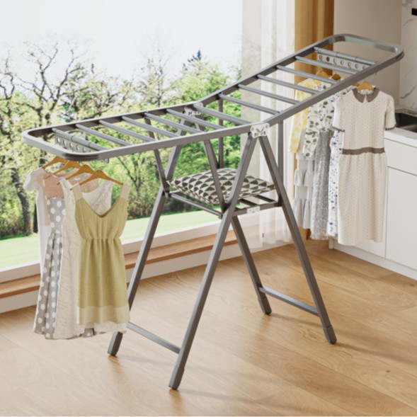 회색 1.8m 2단 + 방풍 스트립