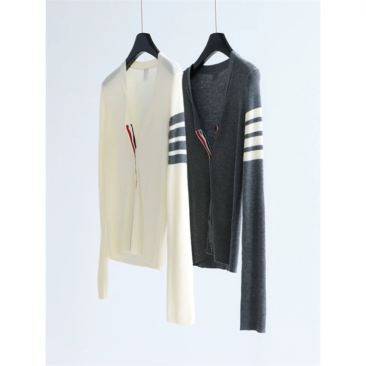 Женская верхняя одежда из смесовой шерсти ранней осени для колледжа, кардиган с цветными блоками, женская верхняя одежда с вырезами, короткий топ, повседневный