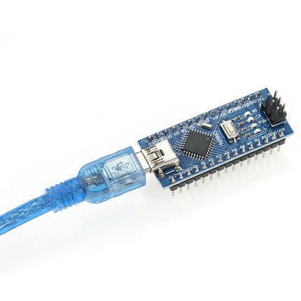 Nano V3.0 CH340改进版焊接板 Atmega328P USB转TTL 带USB线