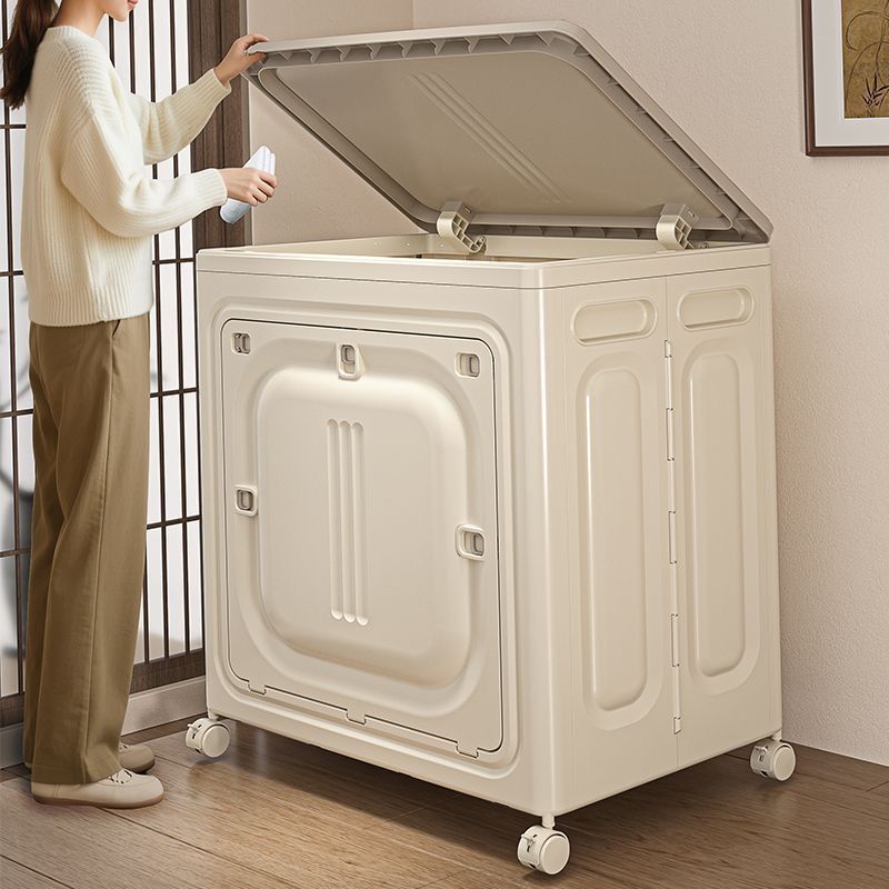 Clothes Storage Box Household Large-Capacity Flip-Top Bedroom Clothing Quilt Storage Box Foldableable Storage Cabinet Storage Cabinet