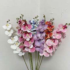 3D プリントフィルム 9 ヘッド胡蝶蘭造花シーンアレンジメント結婚式の花クロスボーダー造花造花卸売