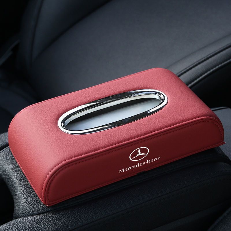 車載ティッシュケースC級C260L/E260/E300L自動車トレイglc車内用品に適しています|undefined