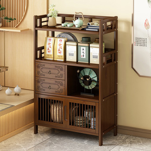 Bogu Rack Storage Rack Multi-Functional Tea Cabinet Rack Tea Table Multi-Layer Storage Rack Chinese Style Entrance Multi-Treasure Solid Wood Rack Coffee Table