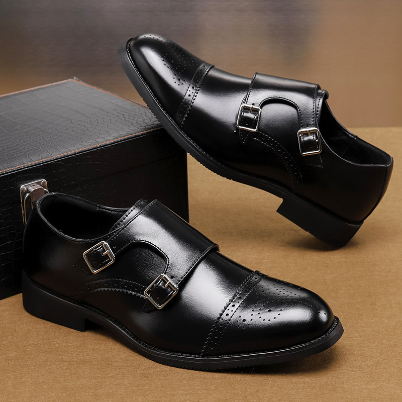 Herren Freizeitschuhe Slip-on Hochwertige Leder-Loafer Modische Schuhe Bequeme atmungsaktive Fahrschuhe_voghion.com