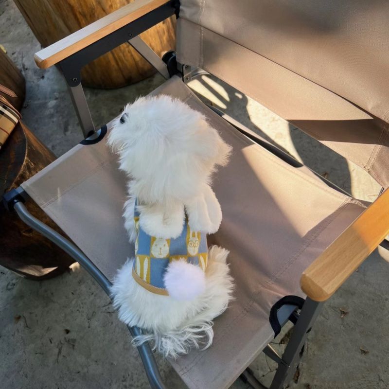 개 가을 겨울 의류 니트 가디건 비숑 프리즈 프렌치 두 슈나우저 포메라니안 소형견 고양이 애완동물 의류 트렌드 브랜드