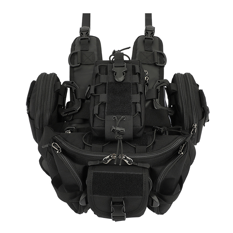 Cross-Border Supply of Universal Motorcycle Plastic Fuel Tank Bag Motorcycle Waterproof Riding Bag Mounting Base Fuel Tank Vest
